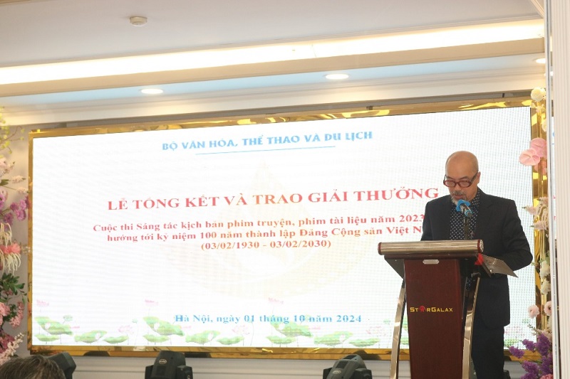 Trao giải Cuộc thi “Sáng tác kịch bản phim truyện, phim tài liệu năm 2023-2024 hướng tới kỷ niệm 100 năm Ngày thành lập Đảng Cộng sản Việt Nam (03/02/1930 - 03/02/2030)”